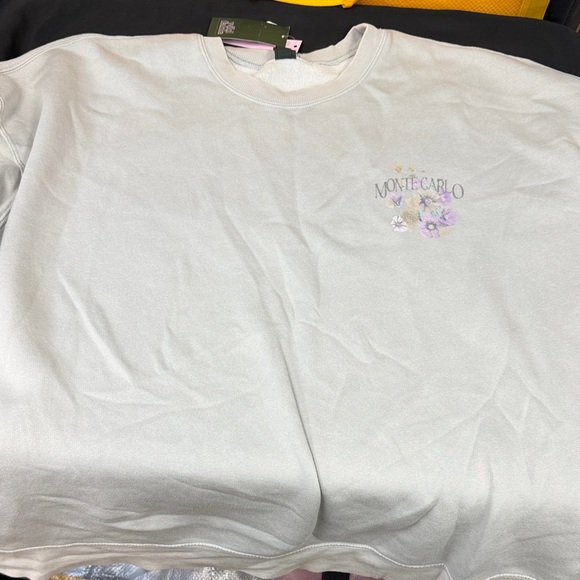 Wild Fable Monte Carlo Graphic Sweatshirt XXL Gray Sweatshirt women - Picture 9 of 9